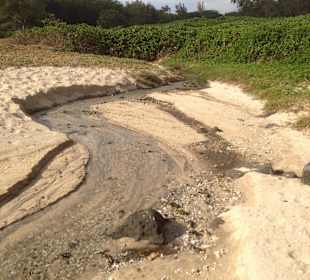 Le Souffleur westlich gelegener Fluss