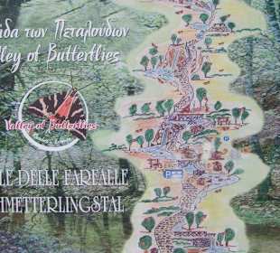 Übersichtskarte am Eingang