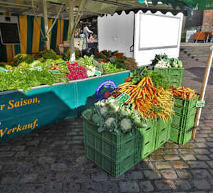 Eindrücke vom Wochenmarkt Südermarkt