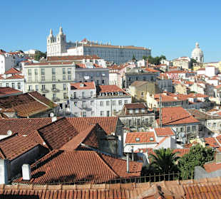 Vista Centro histórico de Lisboa