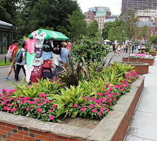 Geschmückter Parkrand