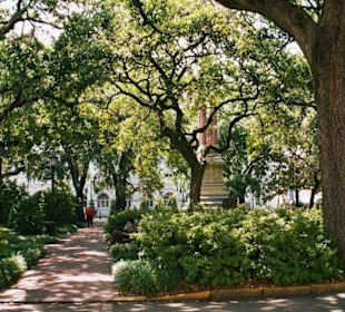 in der Altstadt von Savannah