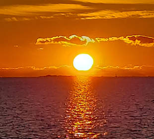 Sonnenuntergang Ria Formosa Bootstour