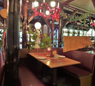 In den Gasträumen des Restaurant Sparta