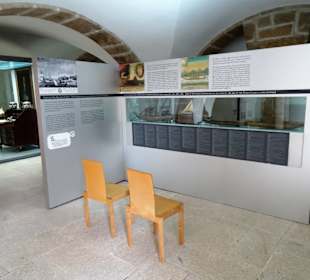 In der Ausstellung des Museu do Vinho do Porto