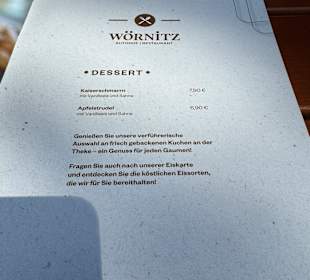 Speisekarte 