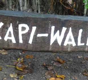 Bereiche gut beschildert