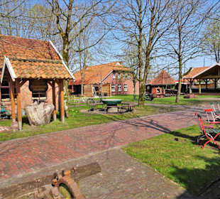 Außengelände des Dörpmuseum Münkeboe