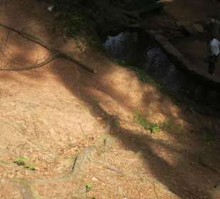 Zulauf Wasserfall am Hilschweiher