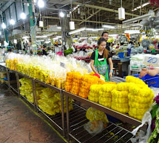 Flower Markt BKK, viele Blumen