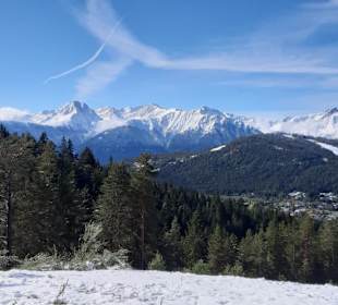 Seefeld auf dem Wanderweg zur Rosshütte