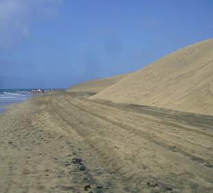 Strand mit den Dünen
