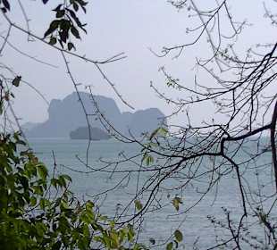 Auf dem Weg nach Rai Leh Beach