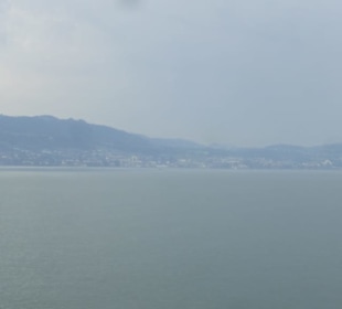 Ankunft mit dem Linienboot im Hafen von Rorschach