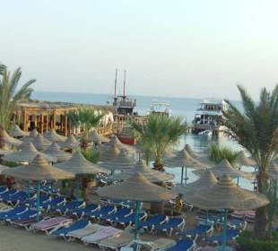 Blick auf die Caribbean Bar