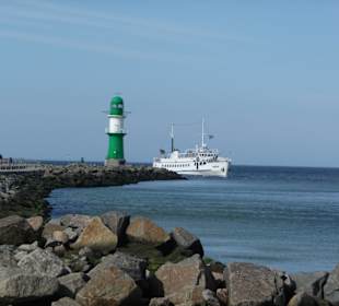 Blick zum Leuchtturm