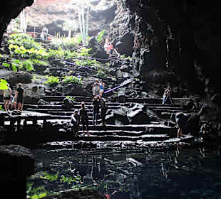 Höhle mit unzählingen Albinokrebsen
