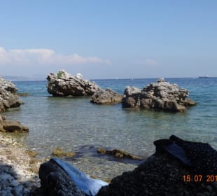 Mała plaża Hotel Pantokrator