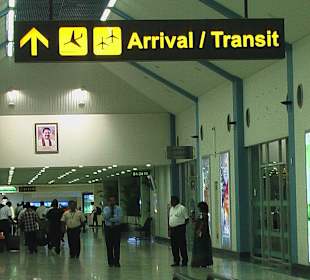 Abglughalle bzw. Ankunft 