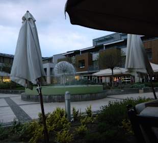 Blick aus einem Strandkaffee