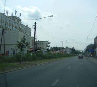 Rembertów Strassenbild Rathaus