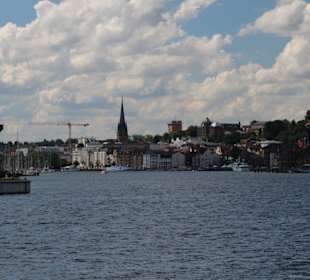 Blick in den Flensburger Hafen
