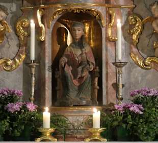 Ruhpolding: die kath. Kirche St. Georg