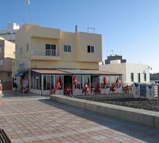 Fischrestaurant direkt am Strand von Las Galletas