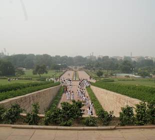 Rajghat - westlicher Zugang zur Gedenkstätte