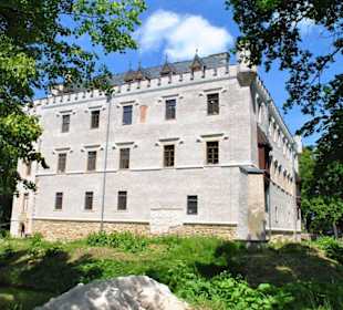 Zamek Karpniki - widok od strony parku.