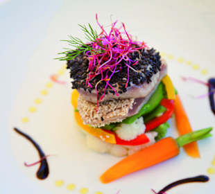 La Piazza Bistro - Thunfischsteak 