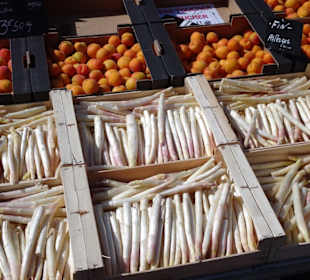 Impressionen vom Wochenmarkt Saint-Cyprien-Plage