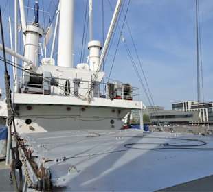 Auf dem Deck der Cap San Diego