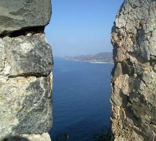 Aussicht von der Burg in Alanya