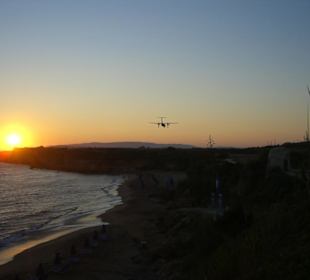 Sonnenuntergang am Ammes Beach