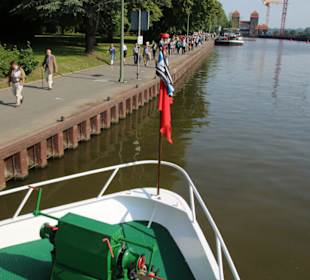 Blick pber den Bug  MS Poseidon