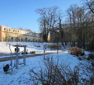 Festung im Winter, Park altes Gefängnis