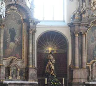 Bei der sehenswerten Augustinerkirche in Mainz