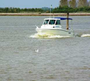 Am Ende von Bibione Yachthafengebiet