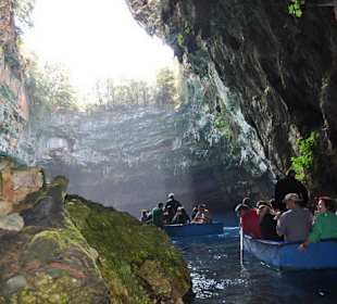 Melissani cave