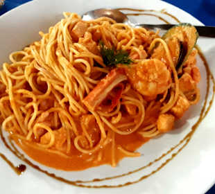 Spaghetti mit Meeresfrüchten