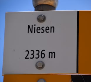 Standseilbahn auf den Niesen