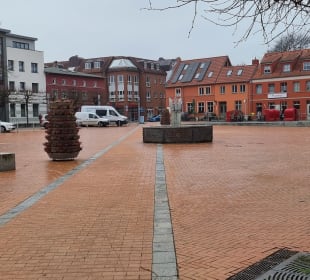 Blick auf den Brunnen