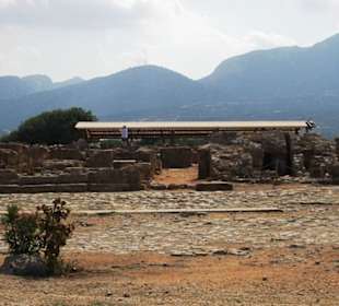 Ausgrabung des Palastes von Malia