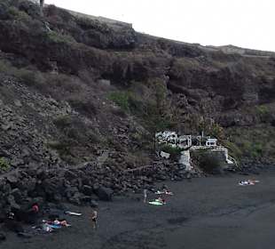 Wanderziel an der Küste richtig. Westen 