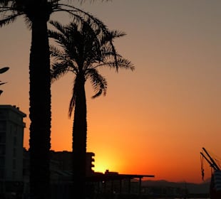 Sonnenuntergang am Strand
