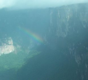 Tafelberge vom Flugzeug aus