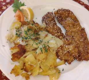 Schnitzel im Knuspermantel