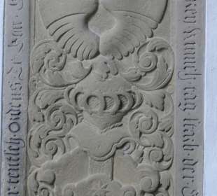 Die Deutschhauskirche in Würzburg (linksmainisch)