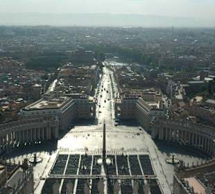 Blick auf den Petersplatz
